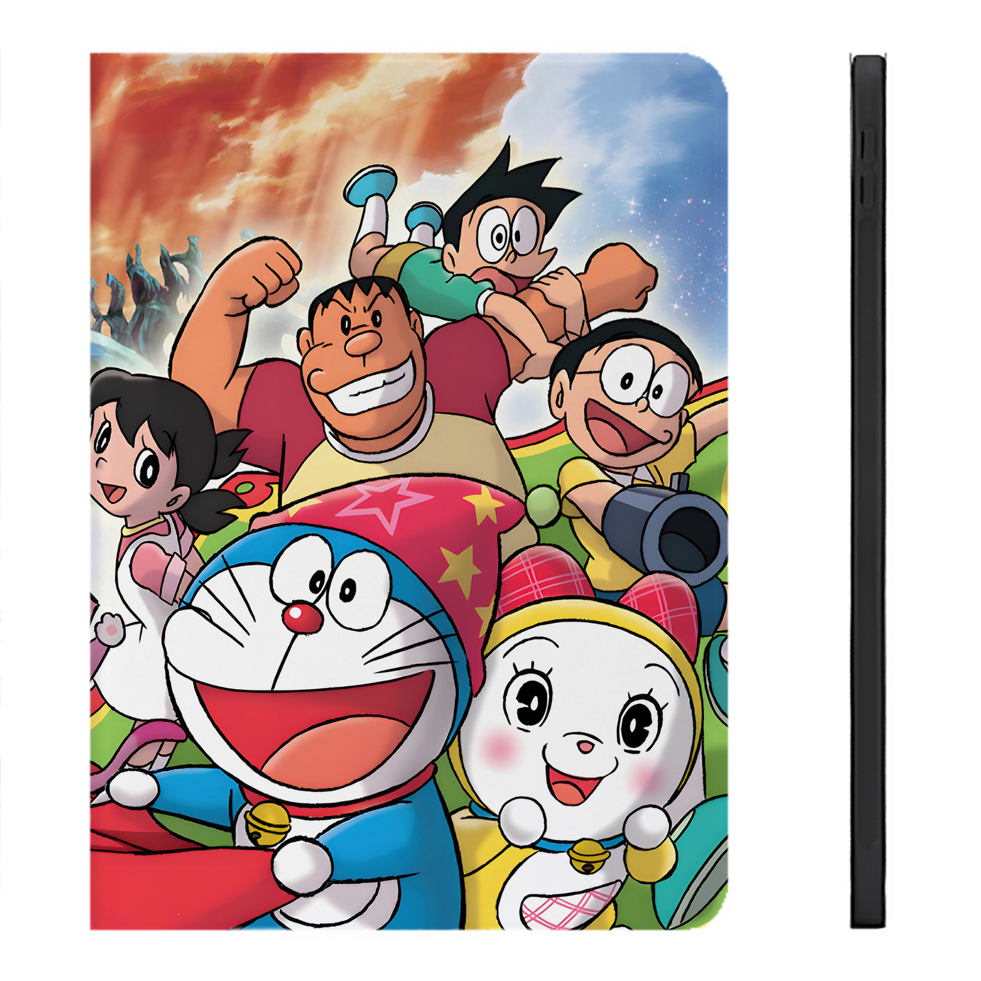 （画像用） ドラえもん Doraemon IPadケース ペンホルダー付き ブックスタイルデザイン